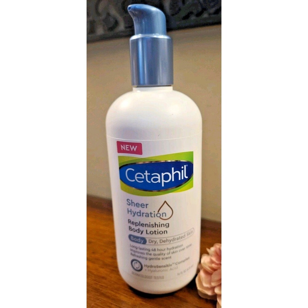 Cetaphil Sheer Hydration Replenishing Light Body Lotion Jumbo Bottle 16 fl oz